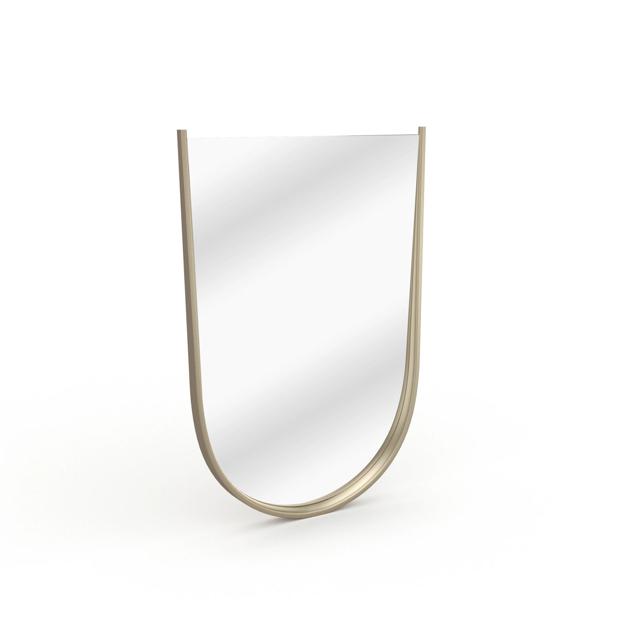 Oblique Mirror Soft Silver Paint Gloss 30" by Caracole - view 4