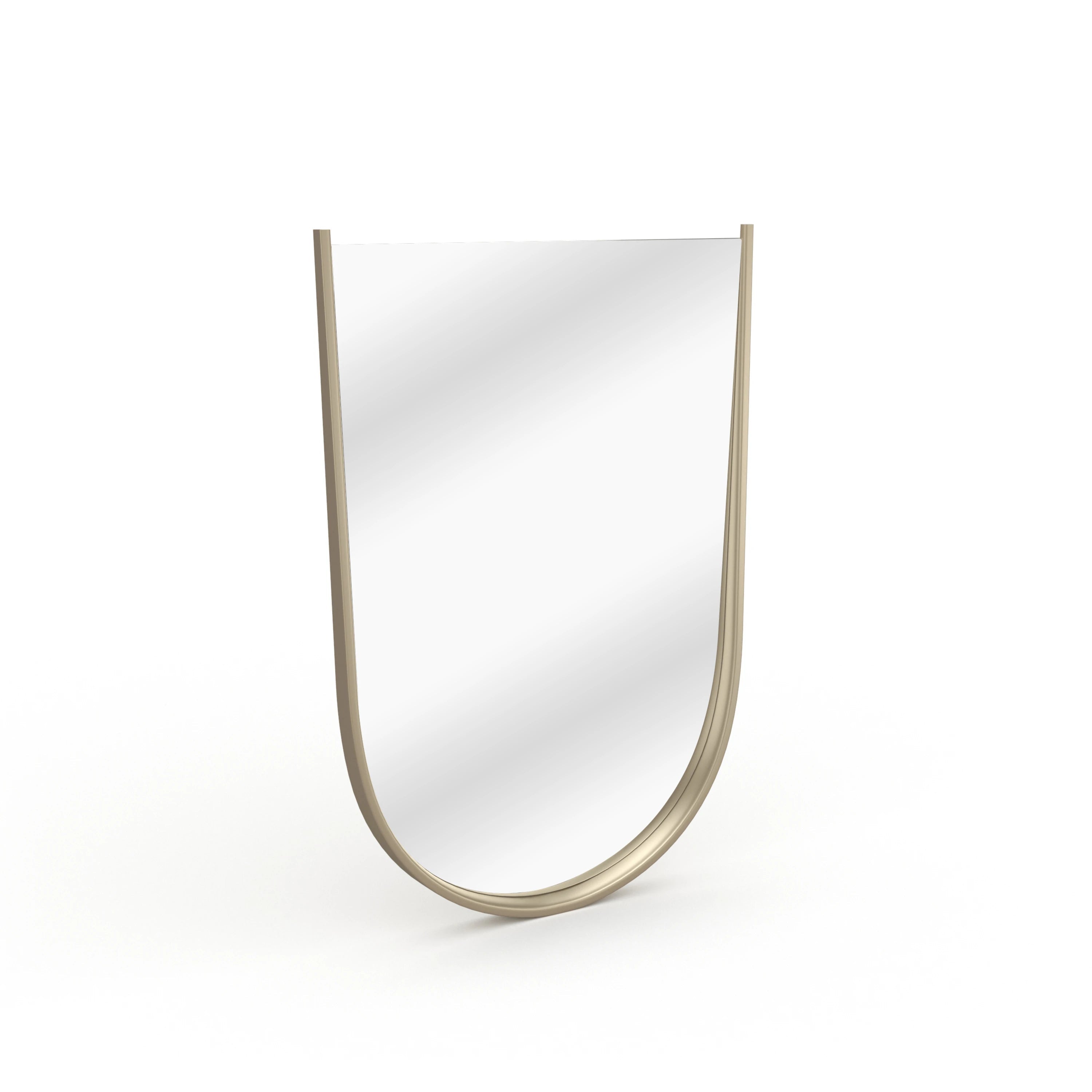 Oblique Mirror Soft Silver Paint Gloss 30" by Caracole - view 4