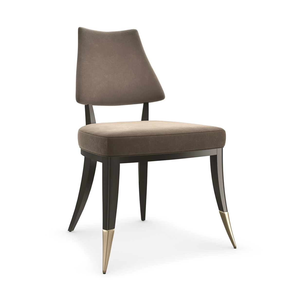 Caress Brushed Gold Dining Chair 23" by Caracole - view 5