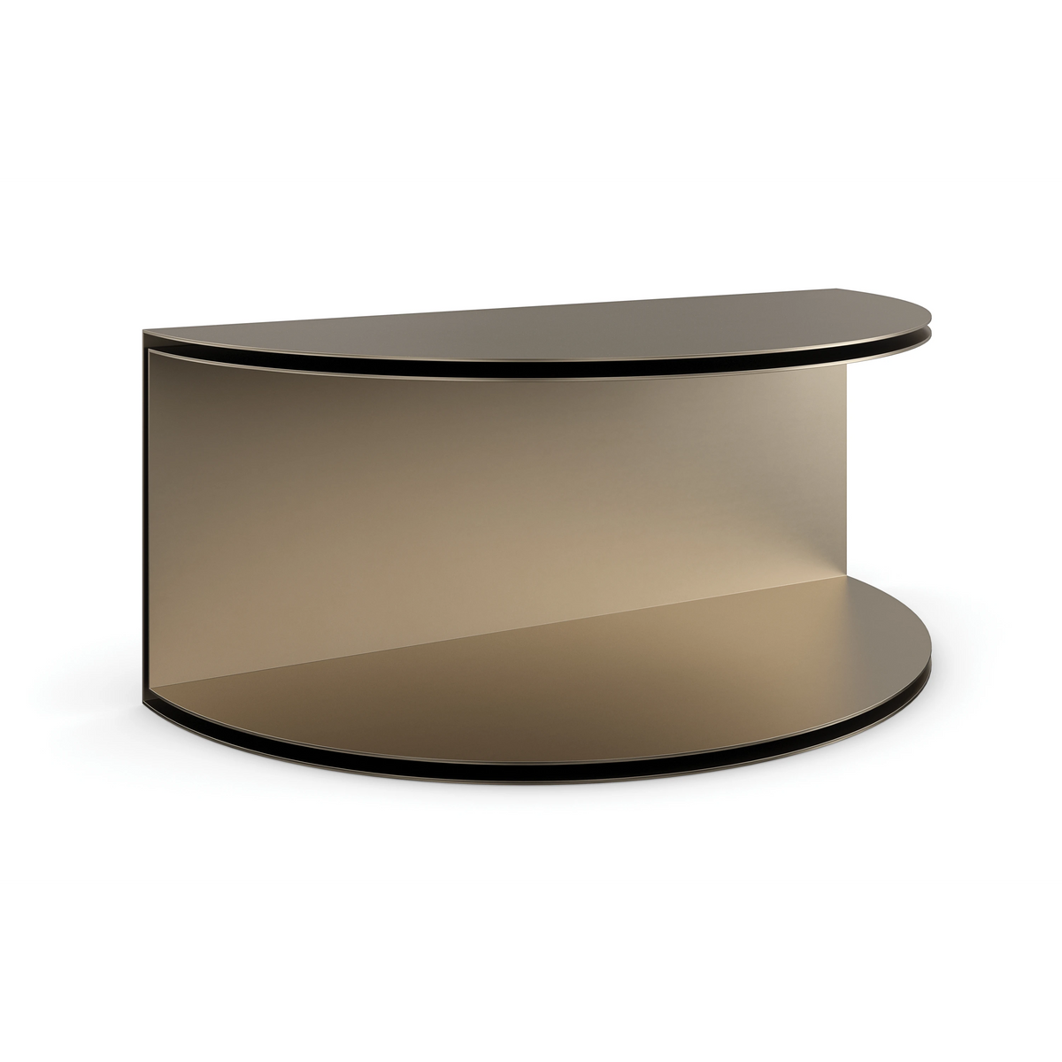 All Together Champagne Gold Coffee Table 32" by Caracole - view 6