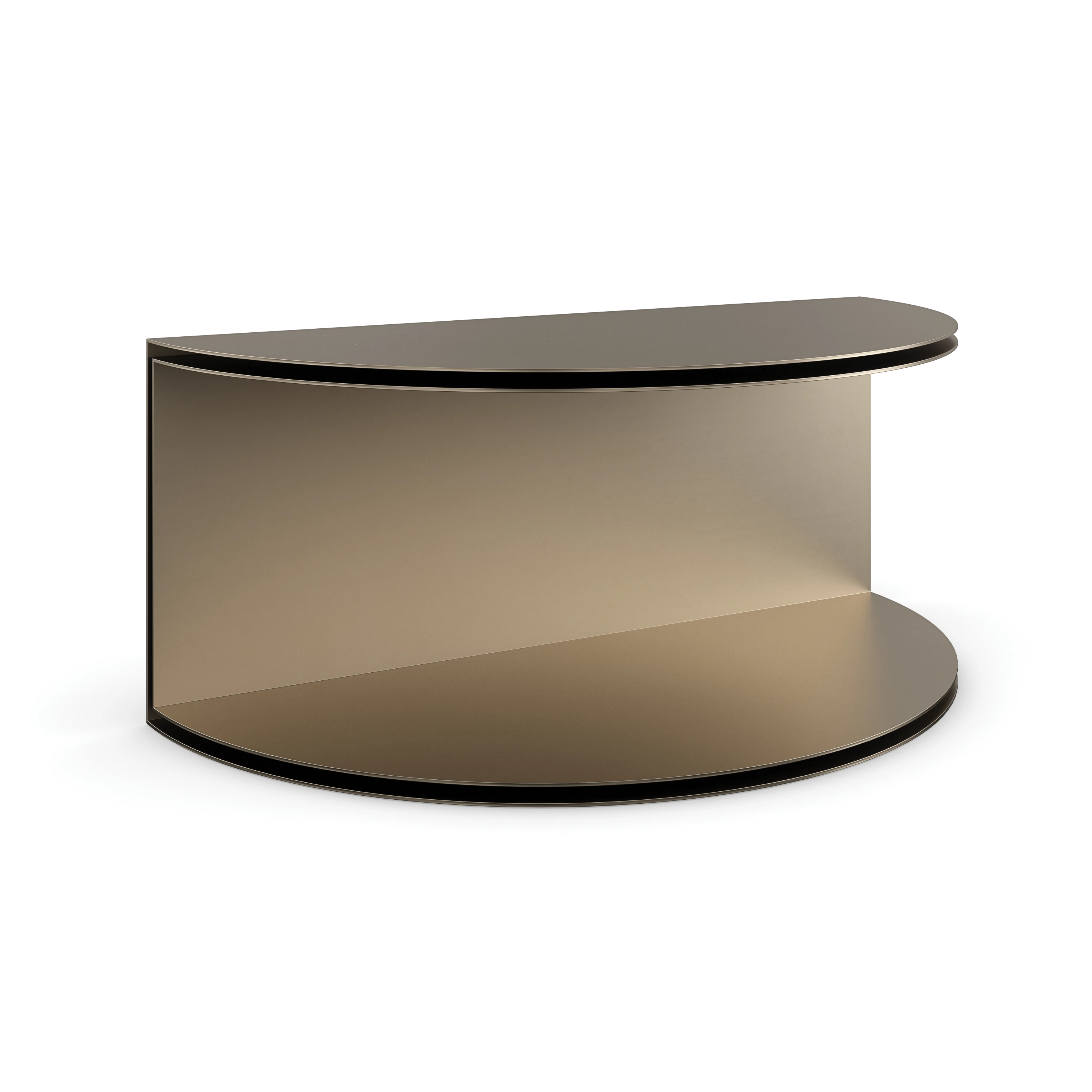 All Together Champagne Gold Coffee Table 32" by Caracole - view 6