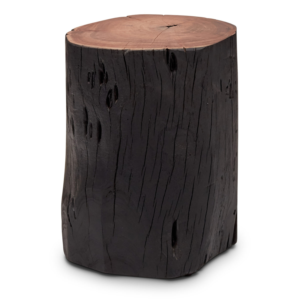 Brooks Solid Wood Stump - Ebonized by Urbia - product view
