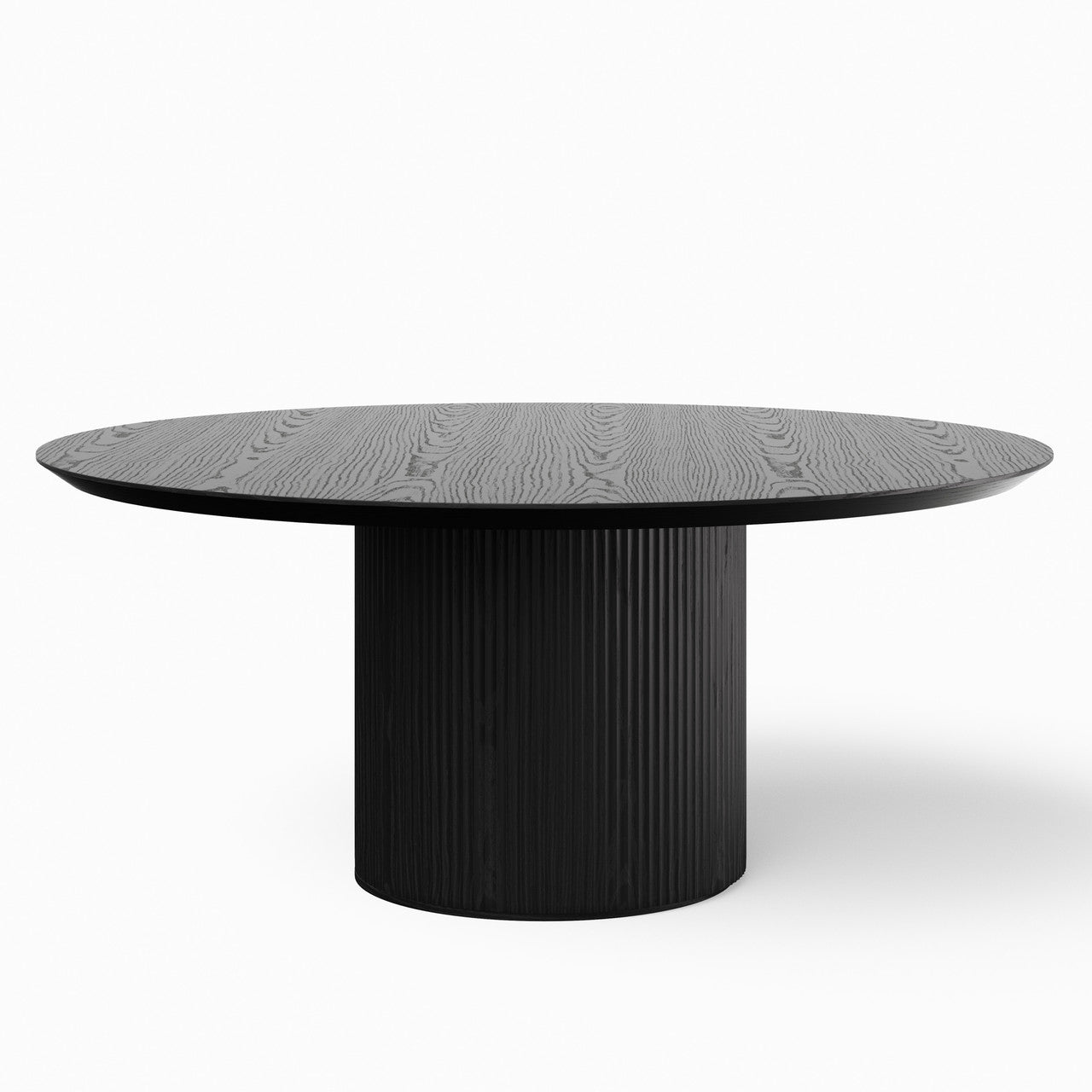 Modern Brazilian - Atenas - Round Dining Table - Ebano Frame