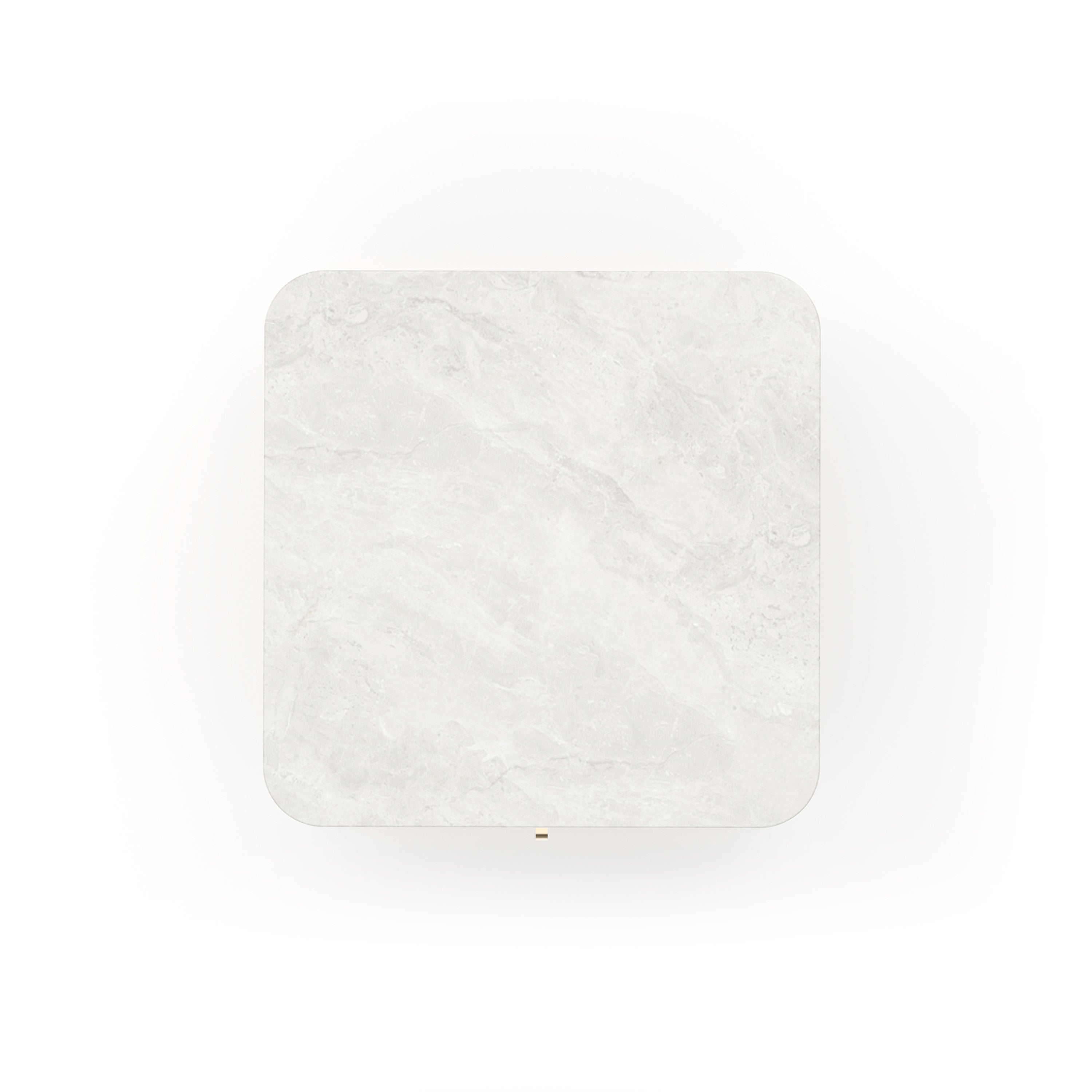 Rhythm End Table Neutral Metallic 22.75" by Caracole - view 5
