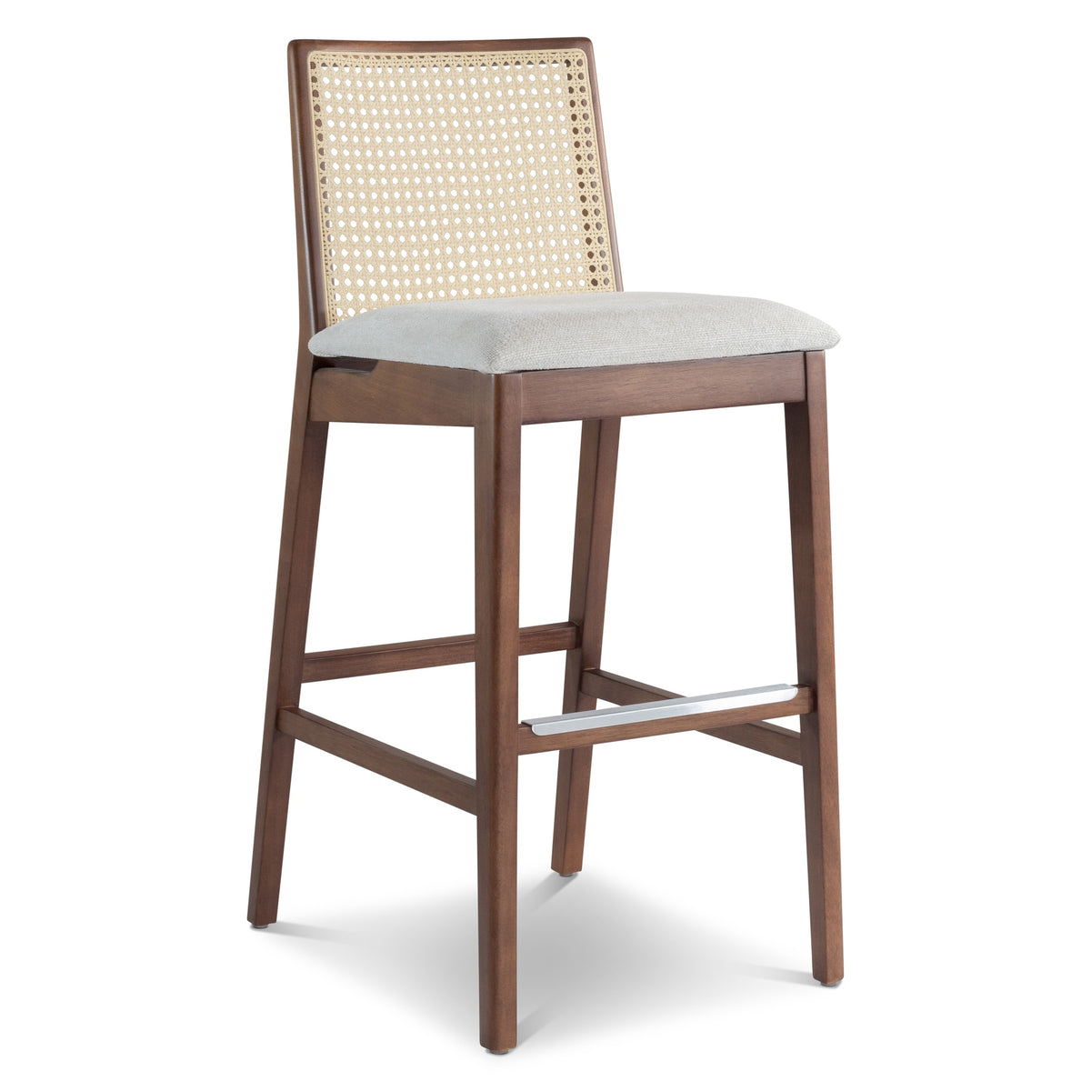 Nardia Barstool Nogal, Harvest Natural, Bar Height by Urbia - detail 2