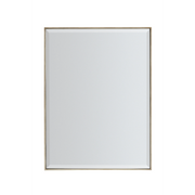 Remix Rectangle Mirror Bronze Gold Metal 33" by Caracole