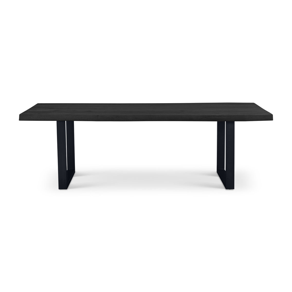 Brooks Dining Table U Base 40" x 92" Ebonized Top - Black Base by Urbia - product view