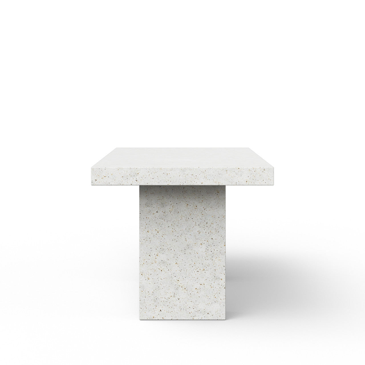 Mixx - Elcor - Counter Height Dining Table - 39.25" x 82.75" - Ivory Terrazzo