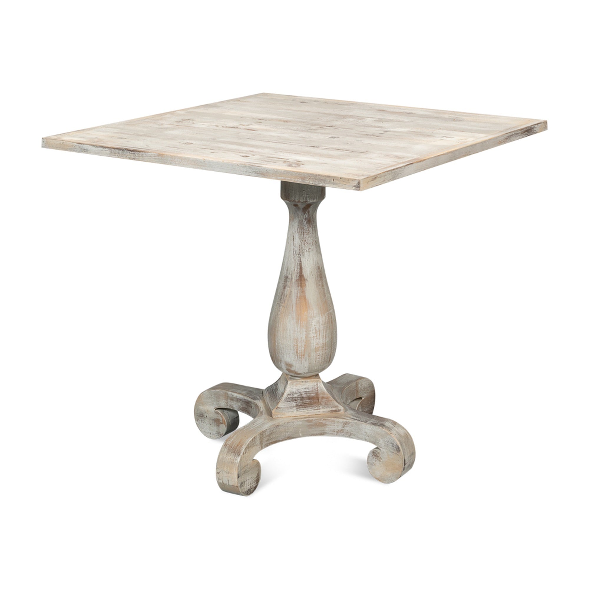Bistro Table, Grey Oak by Sarreid Ltd