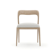 Rhythm Side Chair Ivory Sun Drenched Oak 21.50" by Caracole