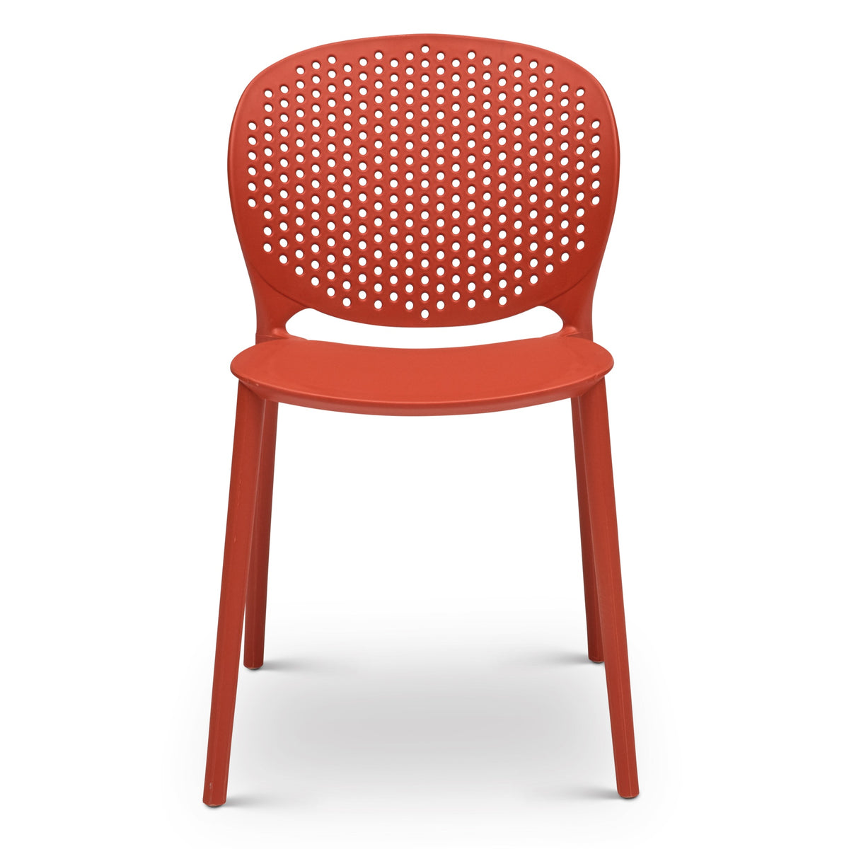 Metro Bailey Side Chair Set of 4 - Dark Orange Seat by Urbia - detail 2