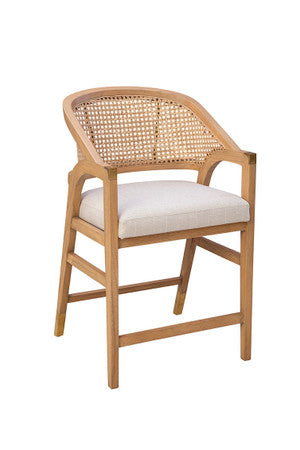 Natural Royce Counter Stool - 23' by Furniture Classics at ZIN Home