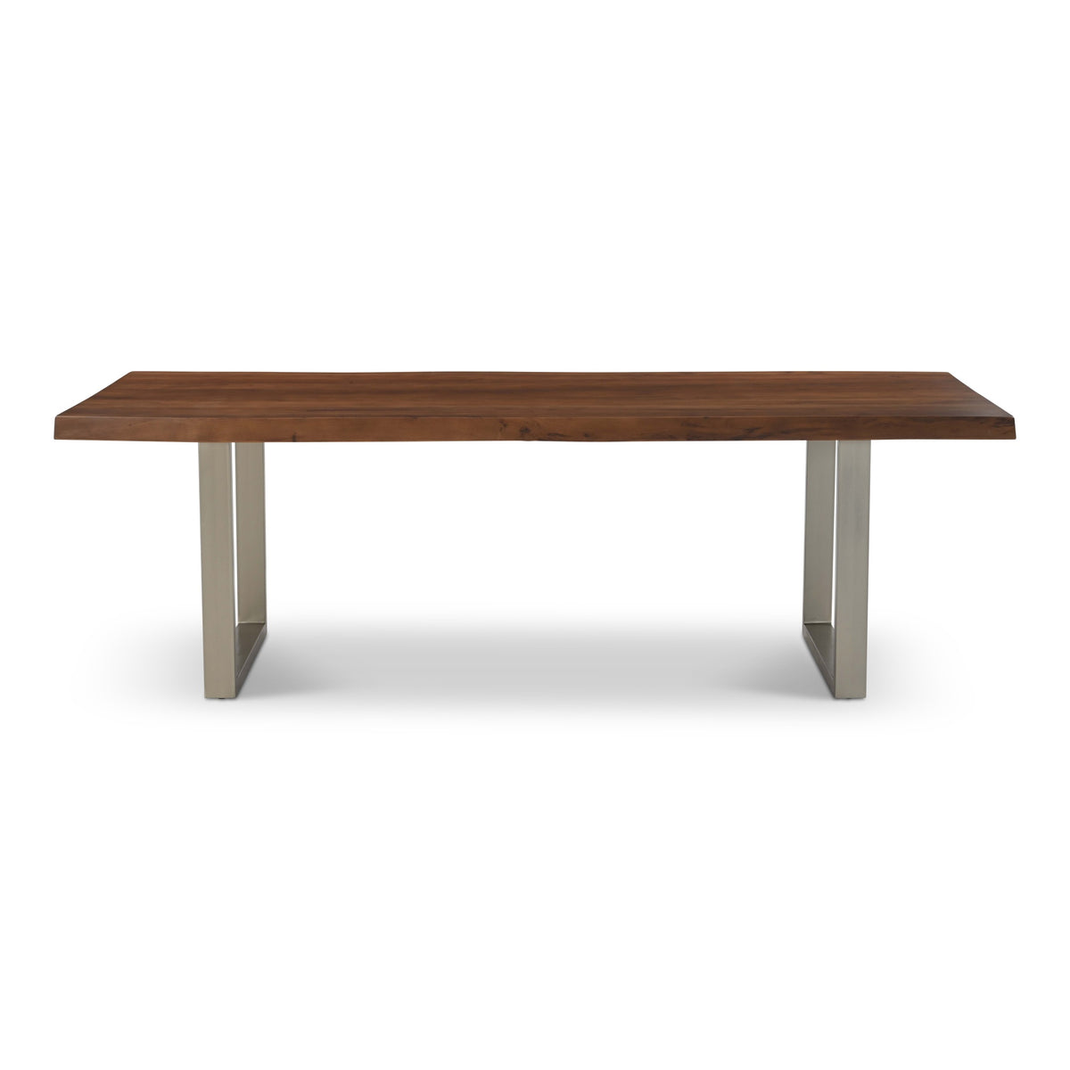 Brooks Dining Table U Base 40" x 92" Americano Top - Pewter Base by Urbia - product view