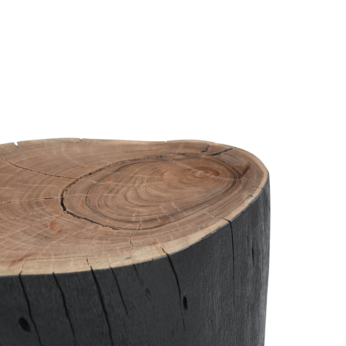Brooks Solid Wood Stump - Ebonized by Urbia - detail 5