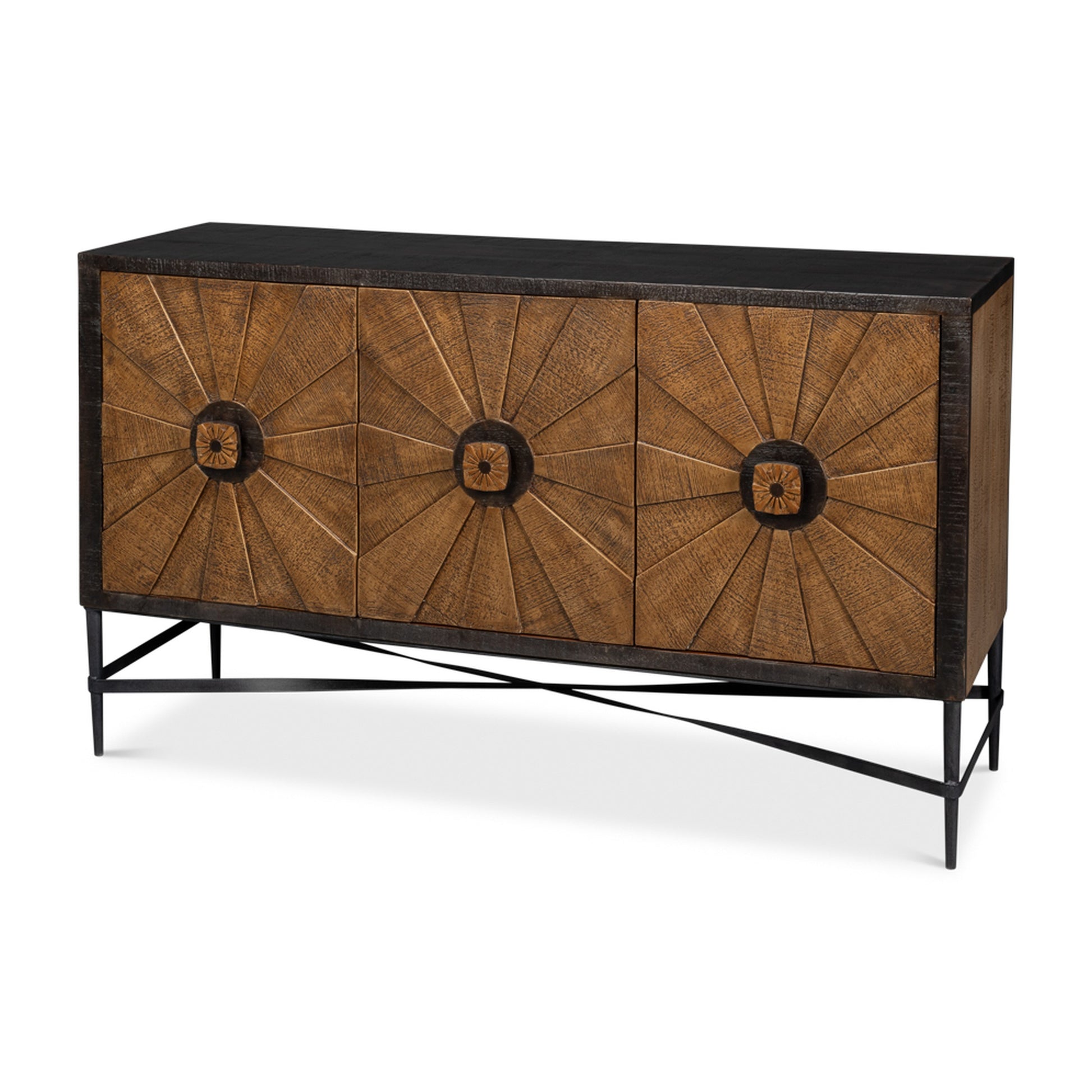 Luke 3 Door Sideboard by Sarreid Ltd