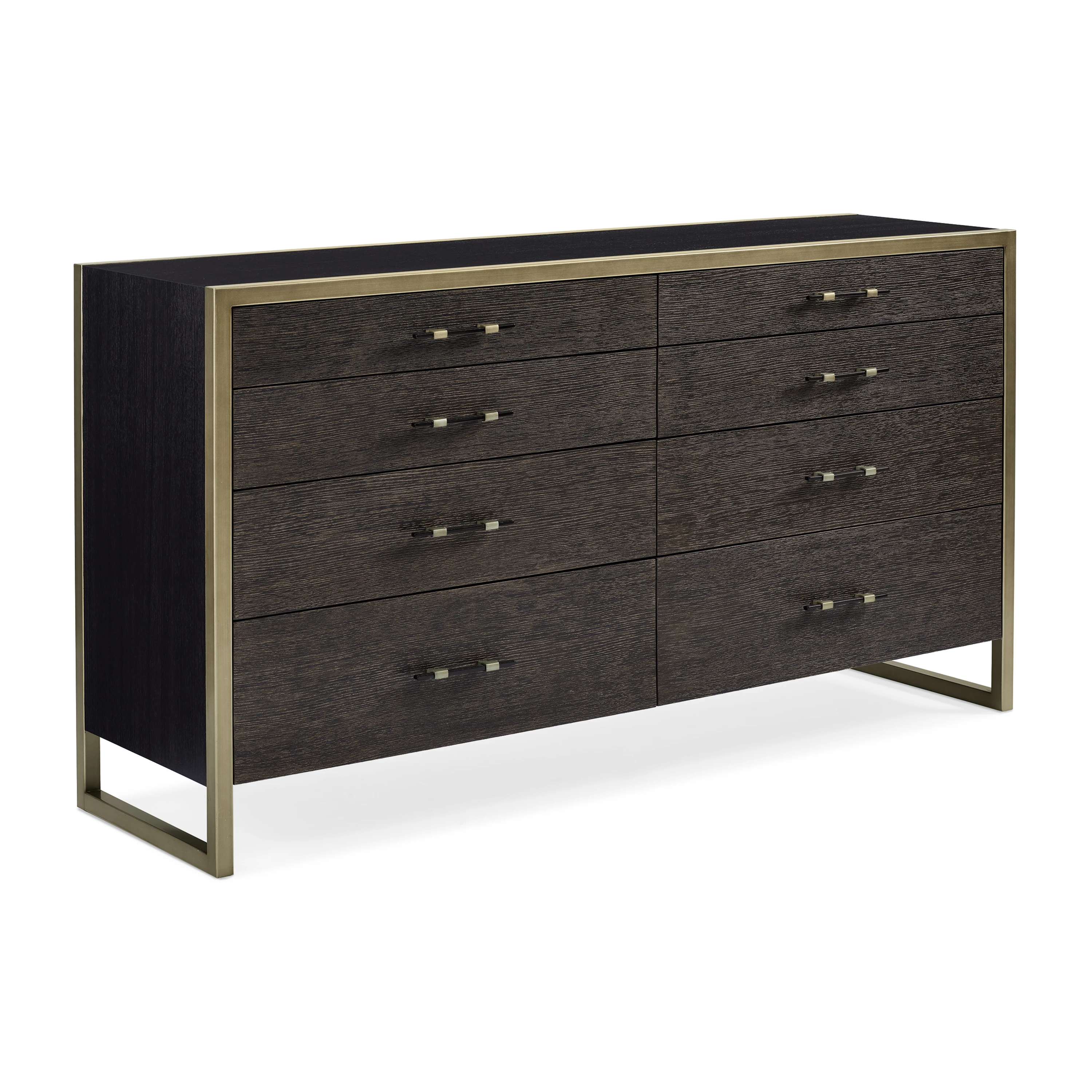 Remix Double Dresser Black Stained Ash 66" by Caracole - view 3