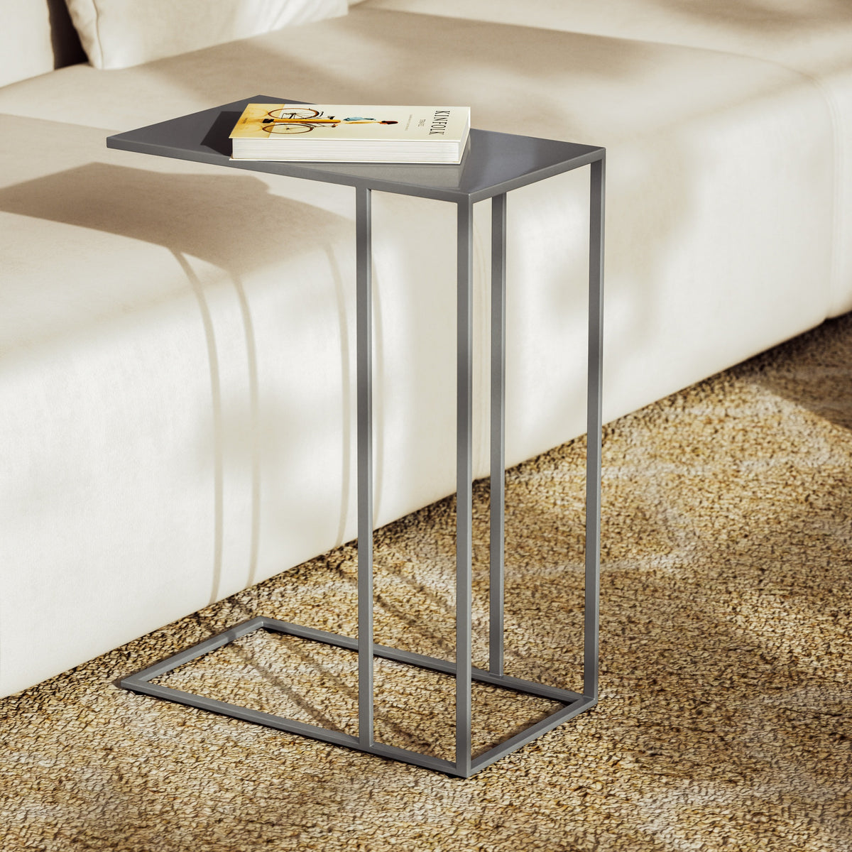 Tanu C-Table Enamel End Table Pearl Blue by Urbia - detail 5