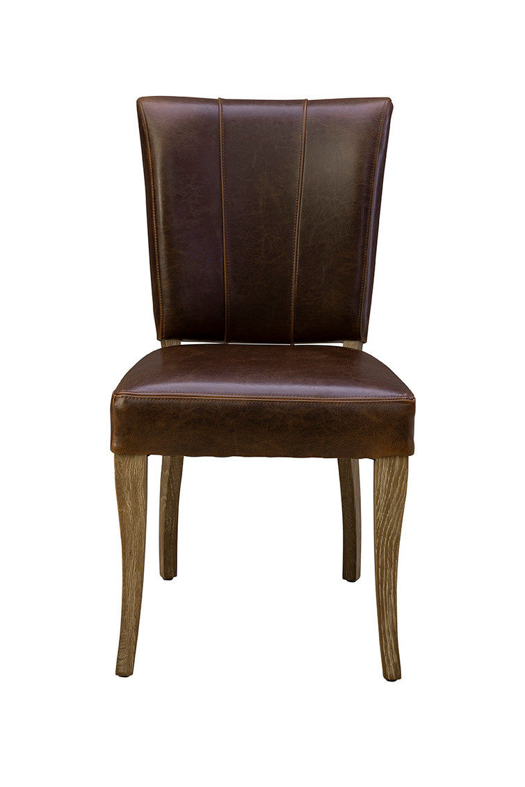 Beale Leather Side Chair - 18.5'