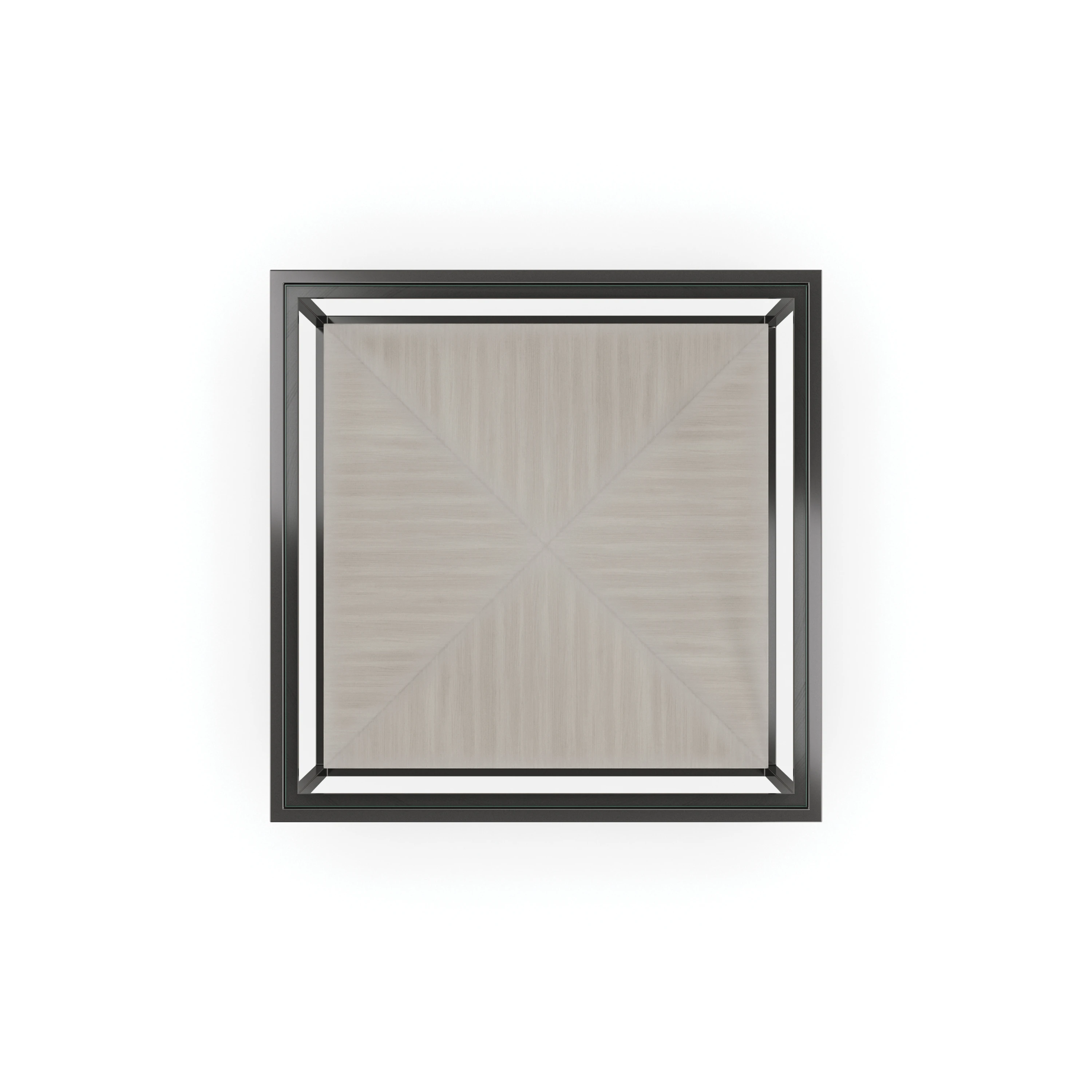 Open Air Almost Black Coffee Table 20" by Caracole - view 7