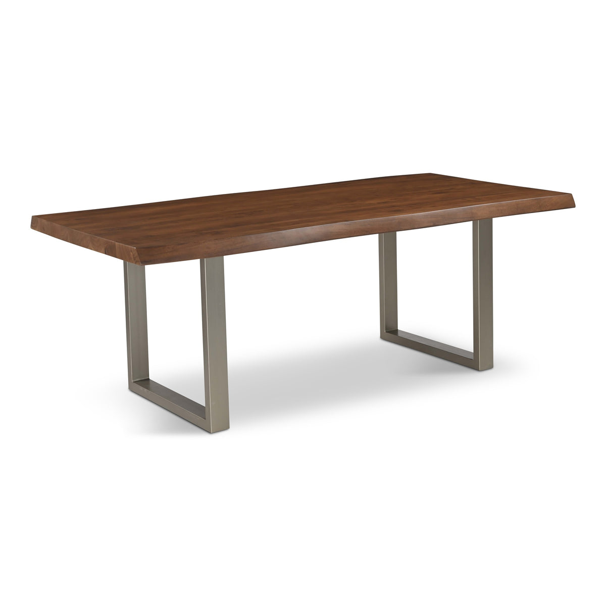 Brooks Dining Table U Base 40" x 79" Americano Top - Pewter Base by Urbia - detail 2