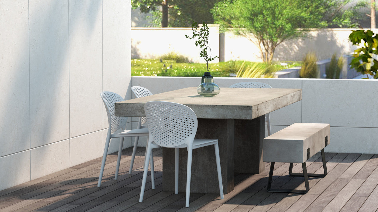 Metro - Bailey Side Chair - Set of 4 - White Seat