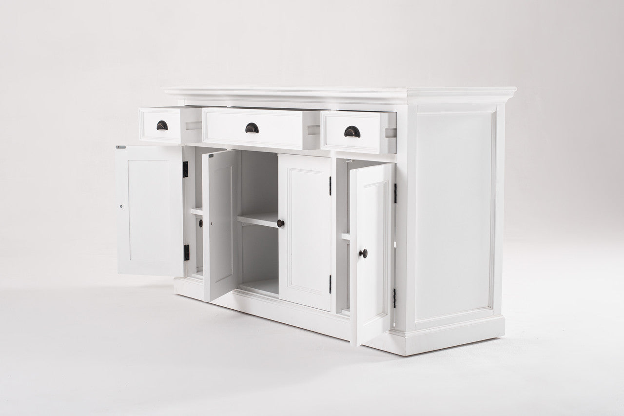 French Coastal Buffet with 4 Doors 3 Drawers - ZNS-B192