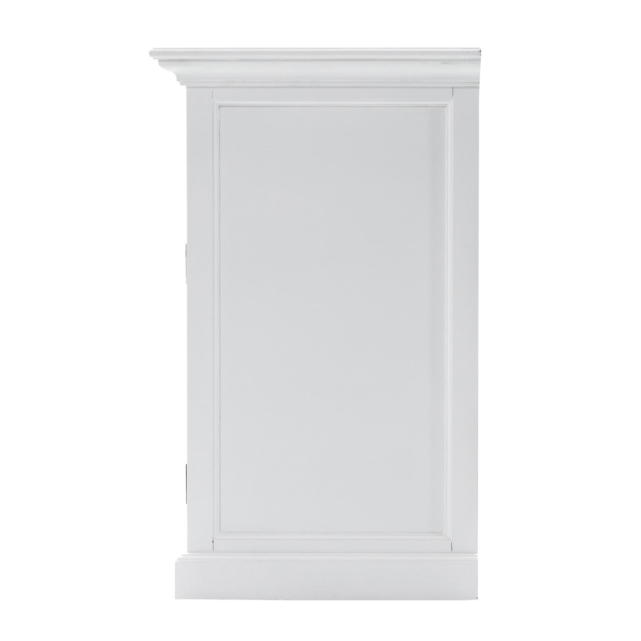 French Coastal Buffet Hutch Unit with 2 Adjustable Shelves 57"
