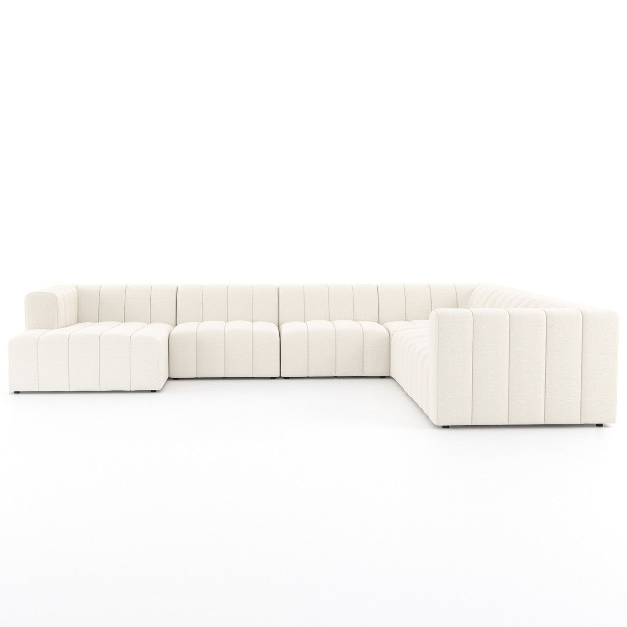 Langham Fayette Cloud Channeled 6-Piece Sectional Laf