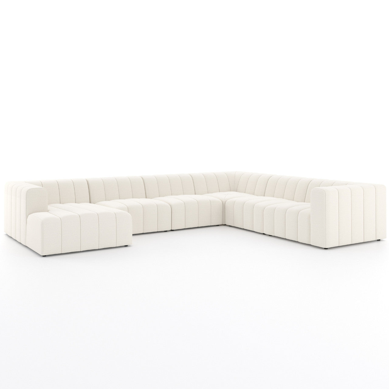 Langham Fayette Cloud Channeled 6-Piece Sectional Laf
