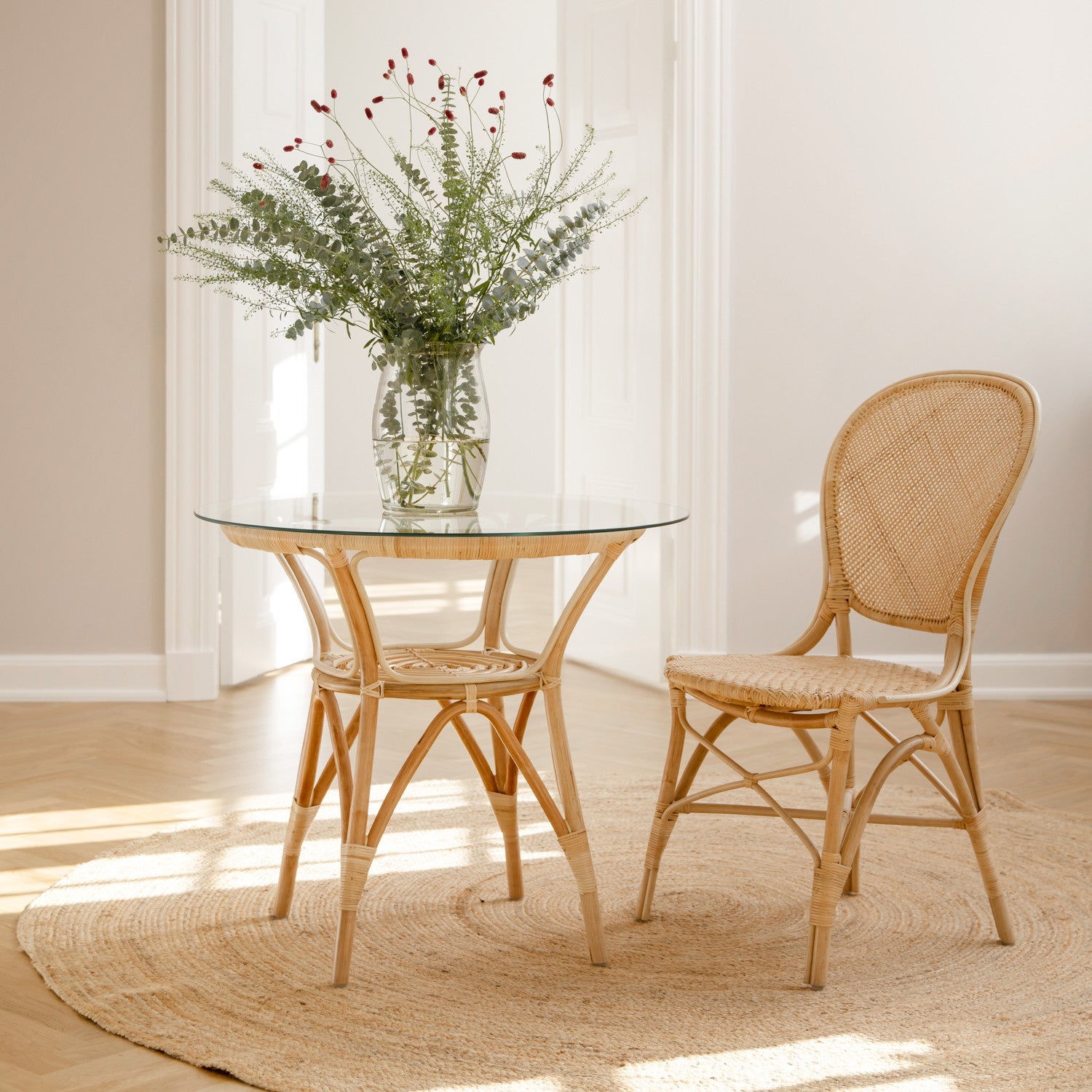 Tony Cafe Table with 31.5" Glass Top by Sika Design - view 2