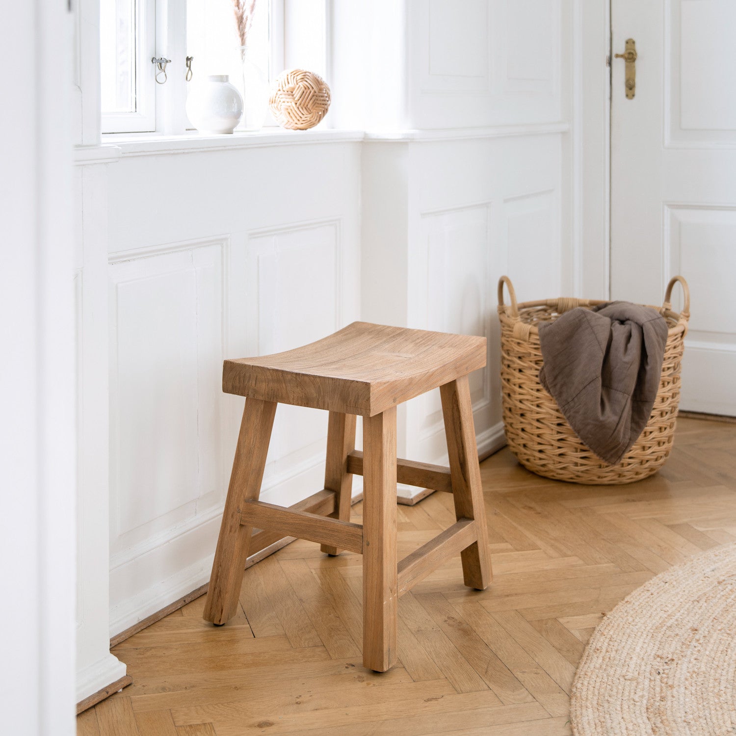 Charles Teak Stool by Sika Design - view 3