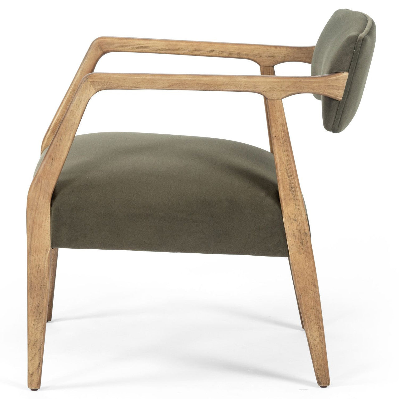 Tyler Modern Velvet Loden Armchair