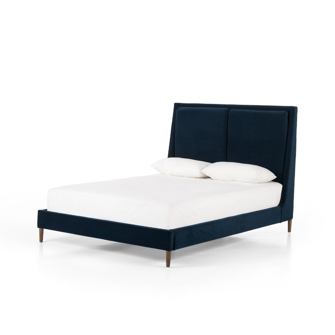 Potter Upholstered Wood Frame Queen Platform Bed