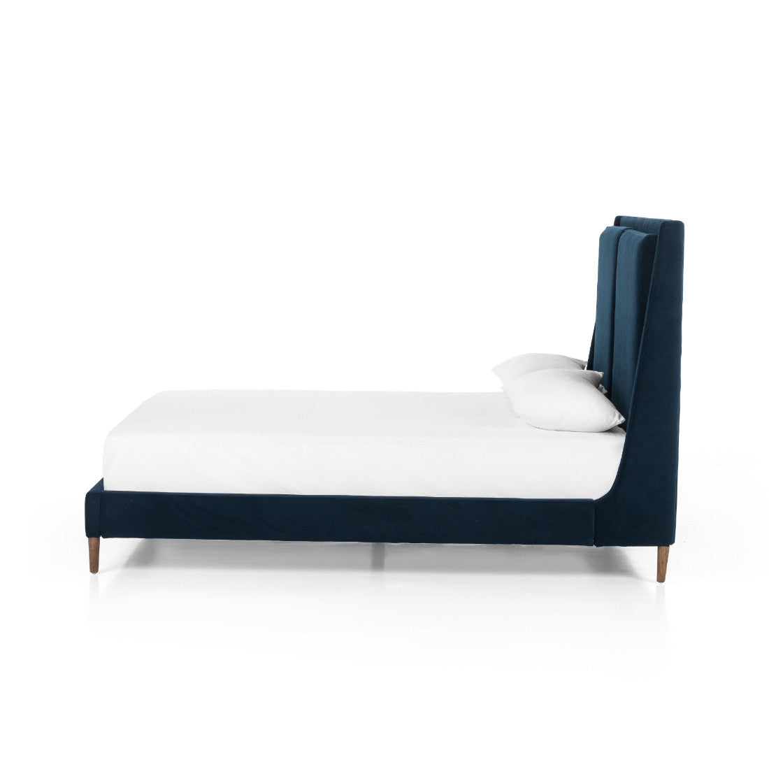 Potter Upholstered Wood Frame Queen Platform Bed