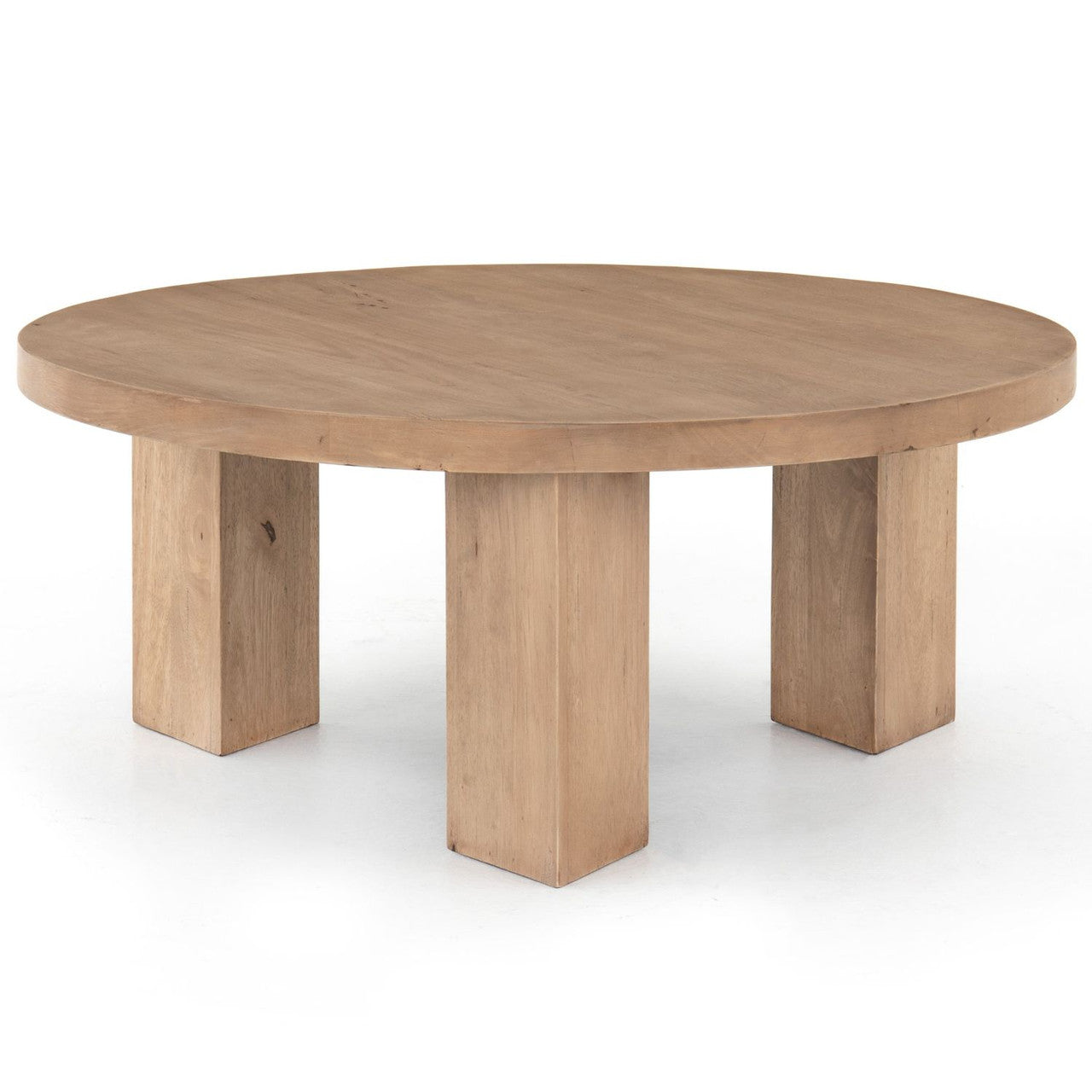 Mesa Light Brushed Round Coffee Table