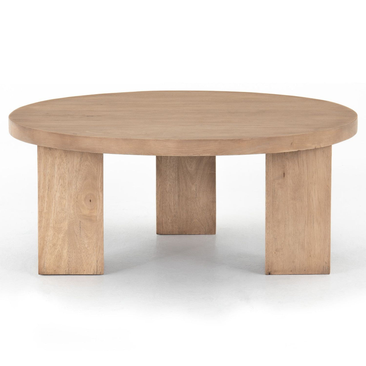 Mesa Light Brushed Round Coffee Table