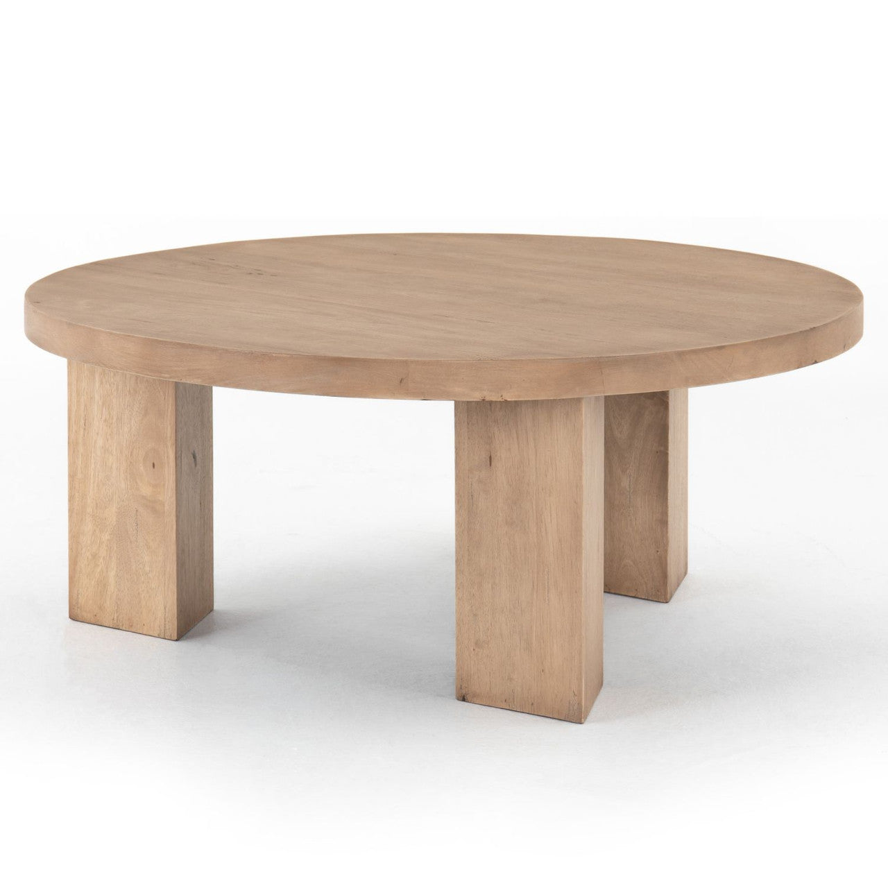 Mesa Light Brushed Round Coffee Table