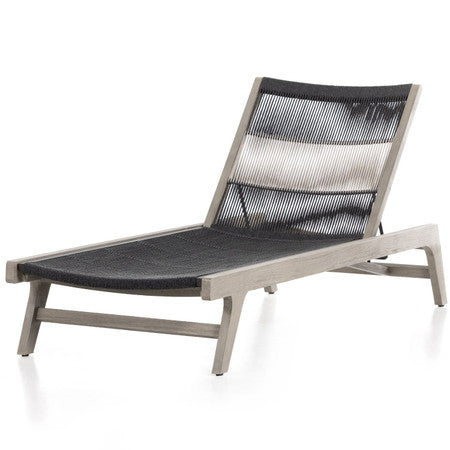 Julian Weathered Grey Outdoor Chaise
