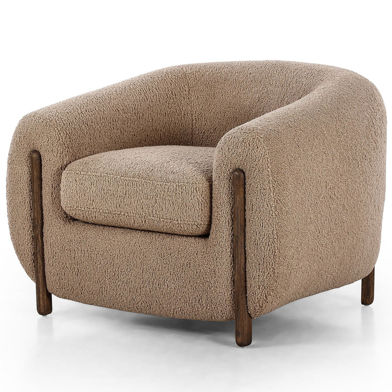 Lyla Sheepskin Camel Chair