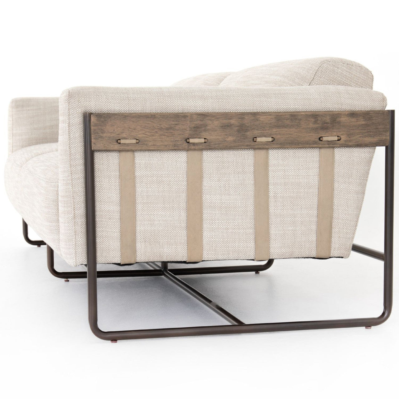 Ella Gable Taupe Sofa 91"