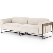 Ella Gable Taupe Sofa 91"