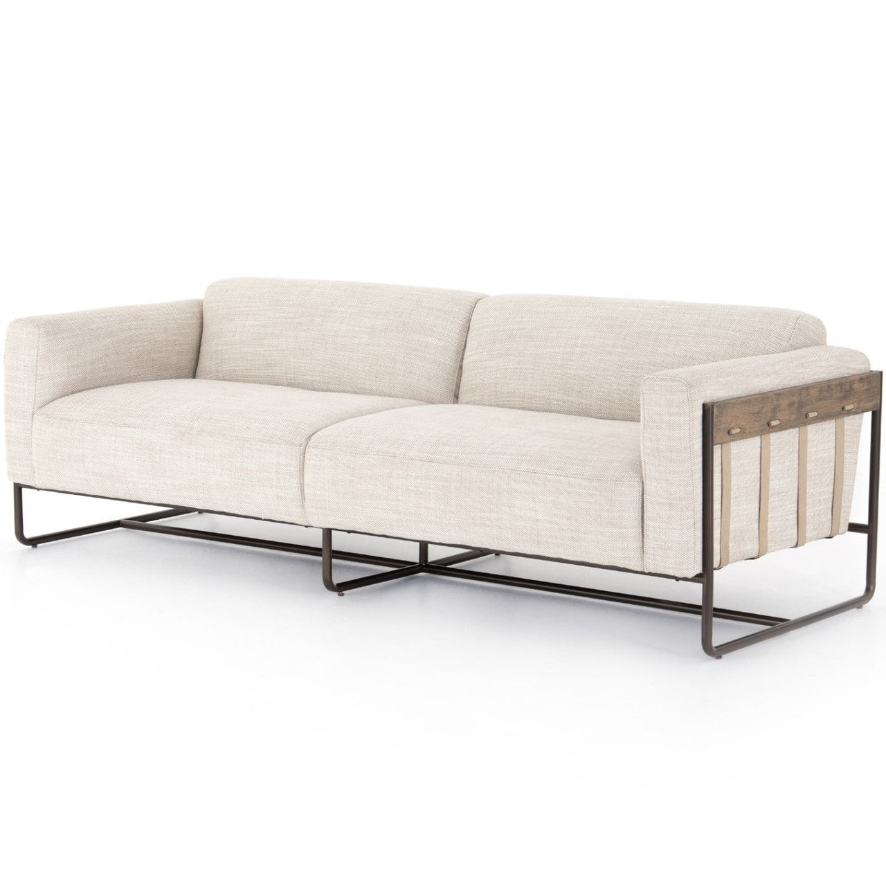 Ella Gable Taupe Sofa 91"