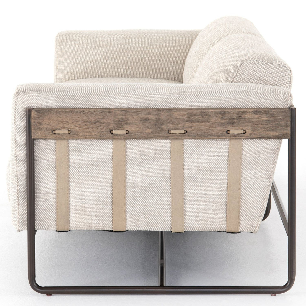 Ella Gable Taupe Sofa 91"