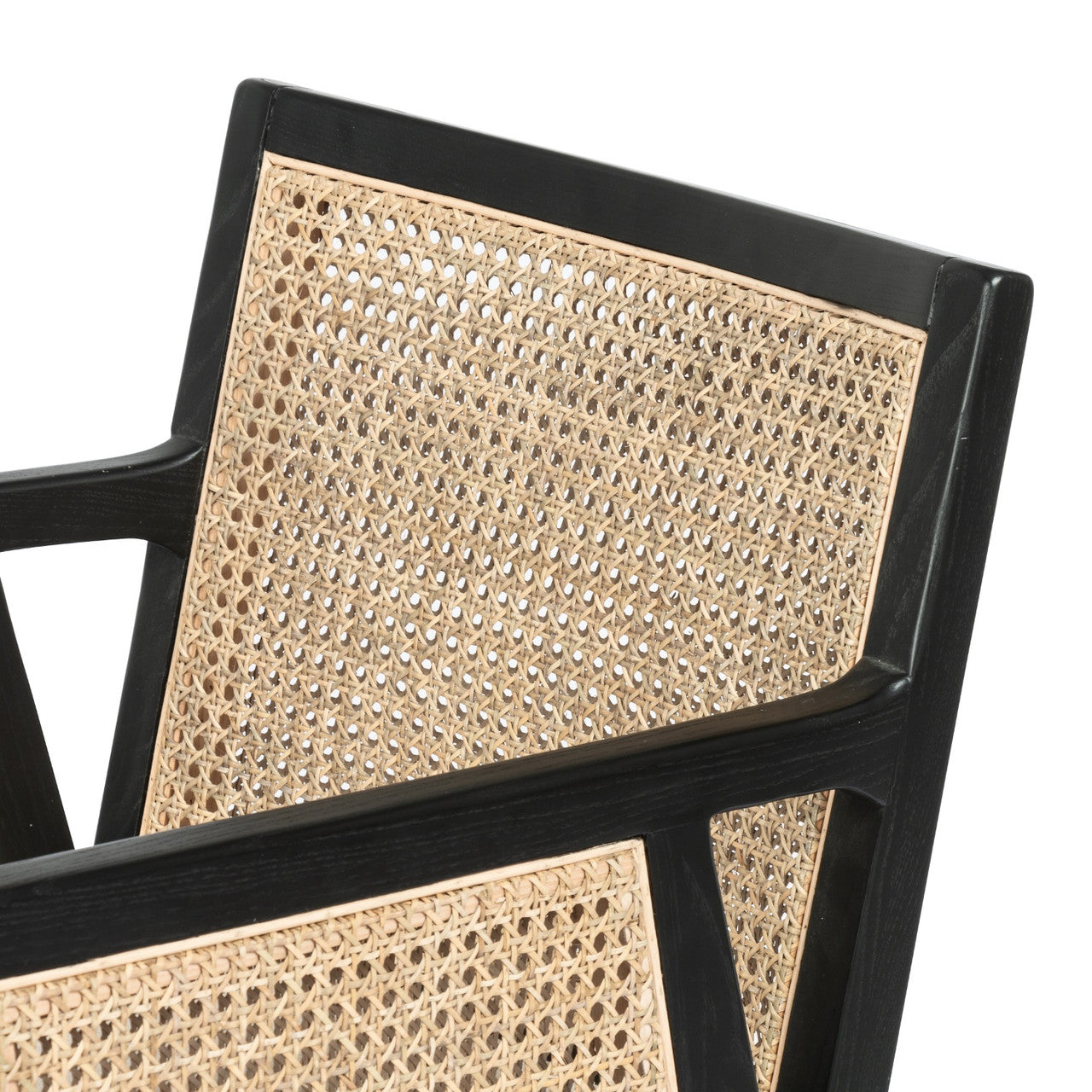 Antonia Cane Brushed Ebony Counter Stool