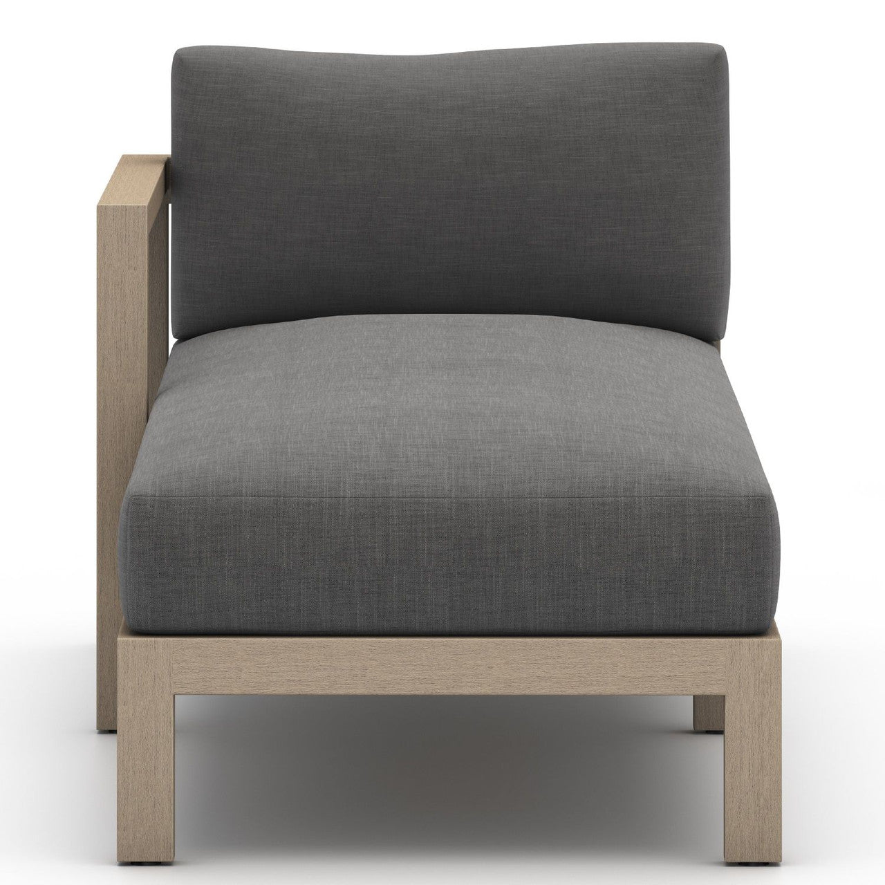 Sonoma Washed Brown Outdoor Sectional Left Chaise Piece