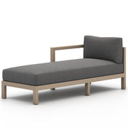 Sonoma Washed Brown Outdoor Sectional Left Chaise Piece