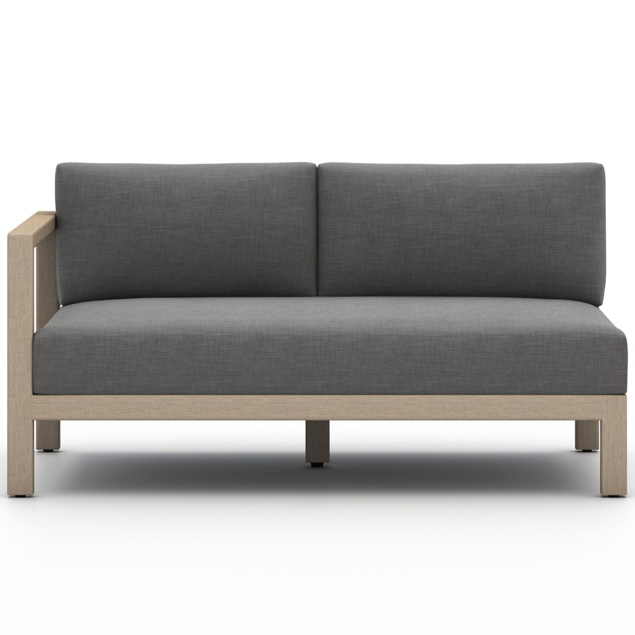 Sonoma Washed Brown Outdoor Sectional Raf Sofa Piece