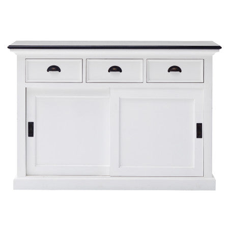 Modern Farmhouse Buffet with Sliding Doors 49"