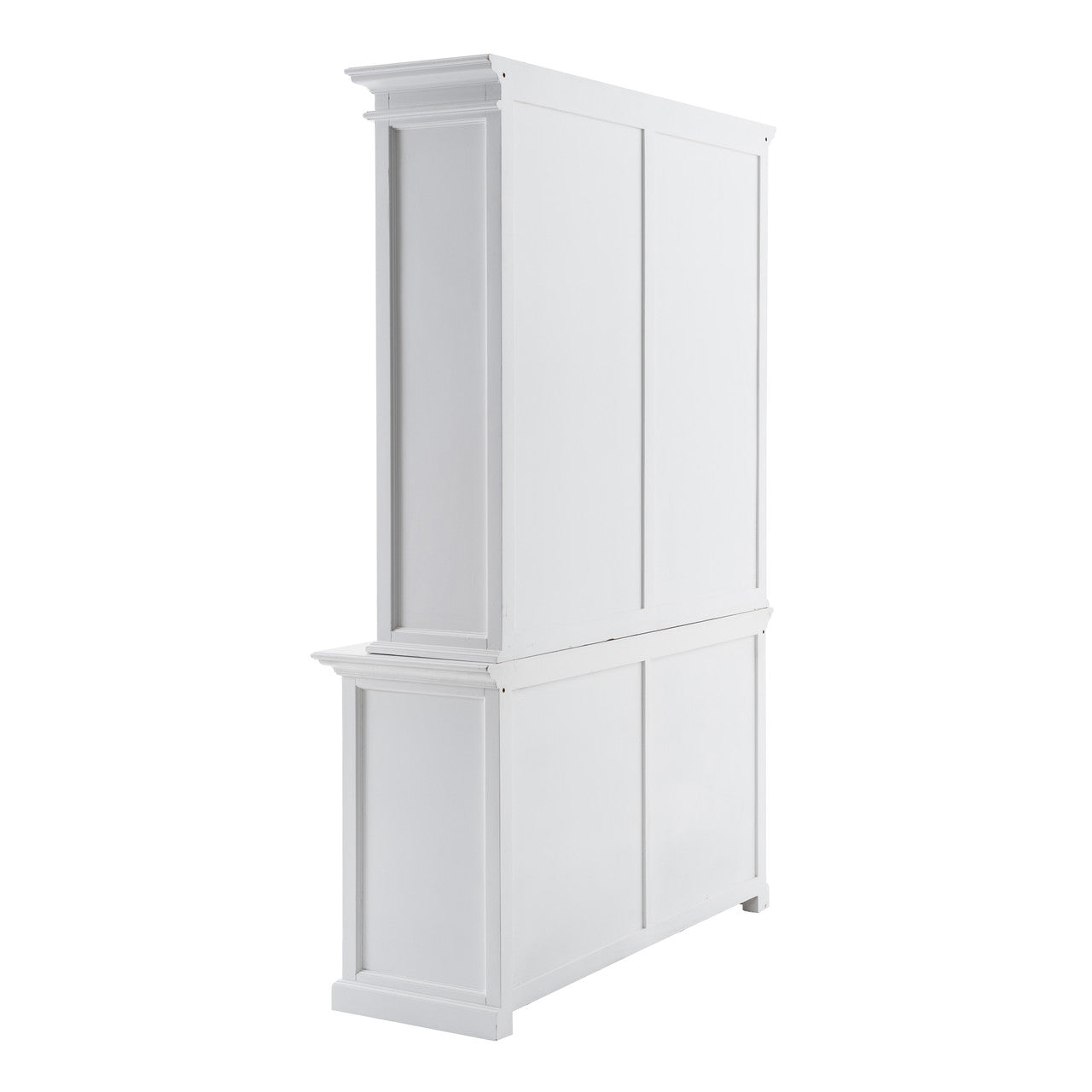 French Coastal Buffet Hutch Unit with 6 Shelves 57"