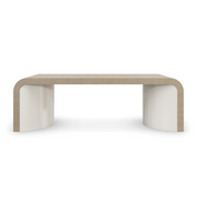 Movement Cocktail Table Sun Drenched Oak 54" by Caracole